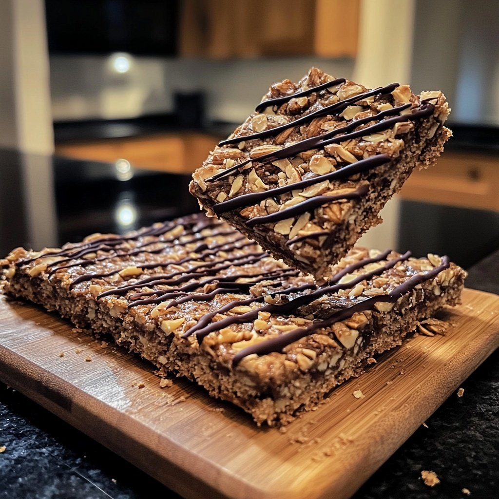 Zuckerfreie Schoko-Erdnussriegel