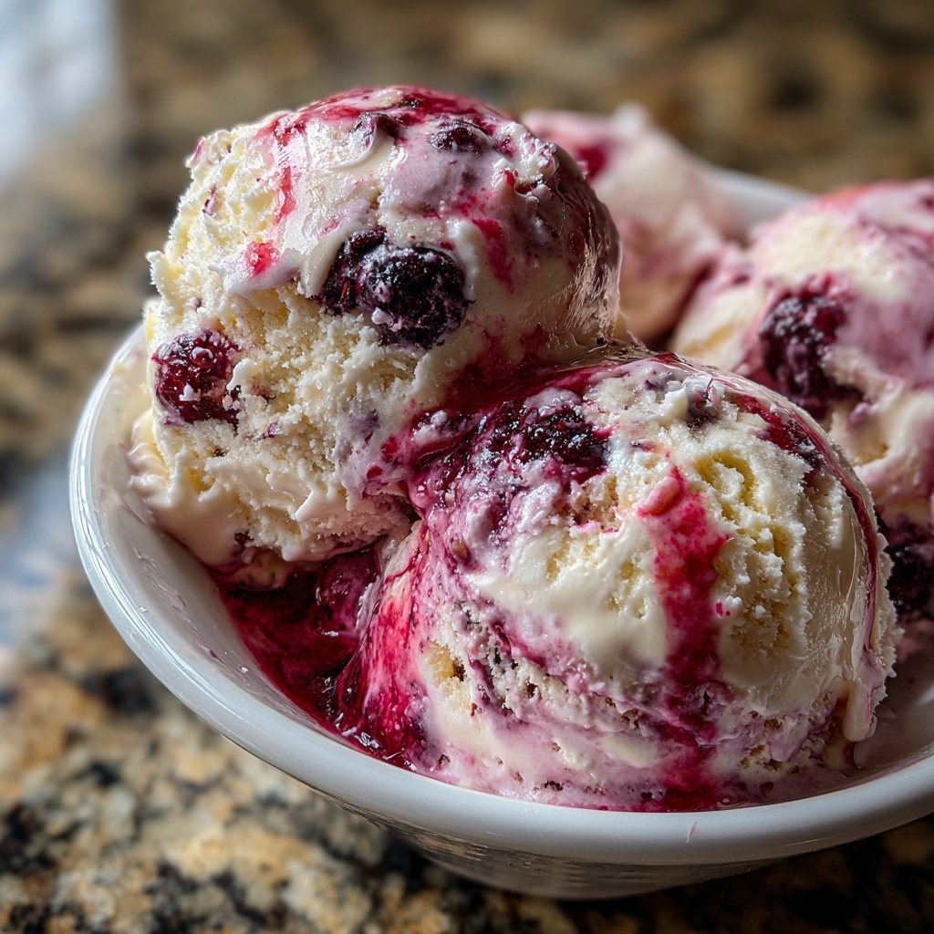 Eis Selber Machen Mit Beerenmix