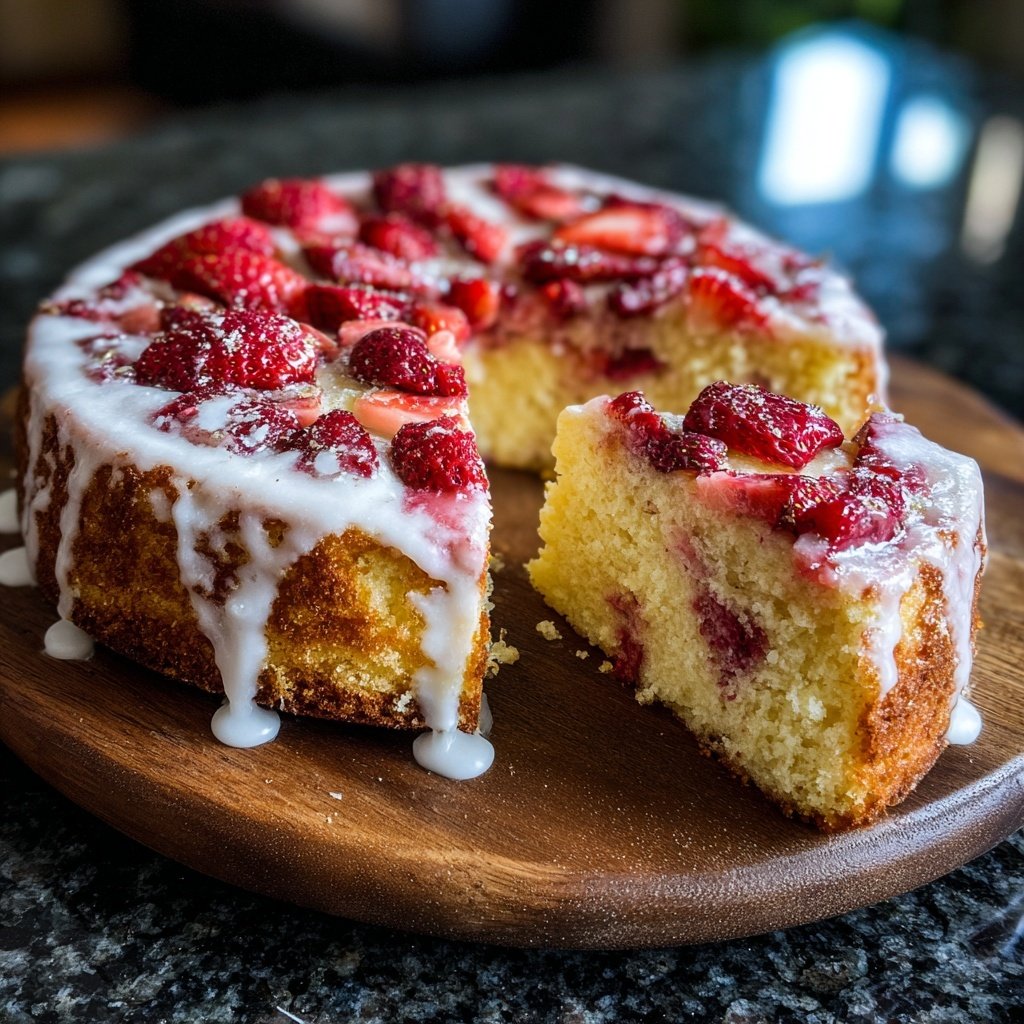 Erdbeer Rührkuchen Locker