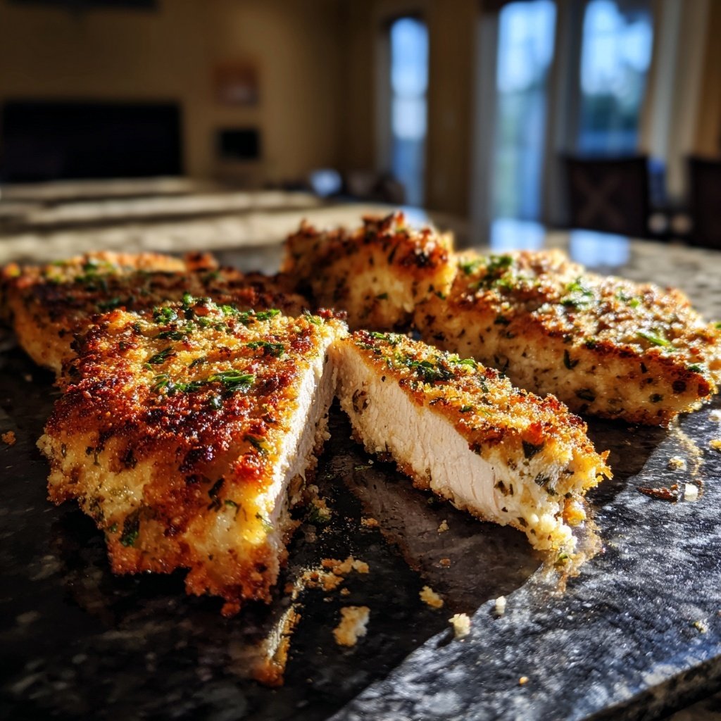 Gegrilltes Putenschnitzel Mit Kräuterkruste
