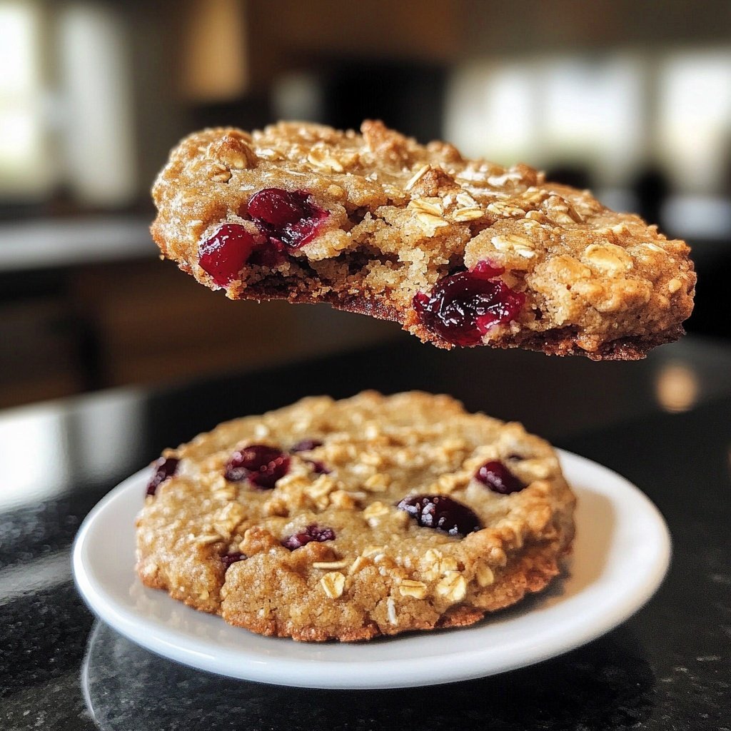 Cranberry-Hafer-Cookies – vegan & ohne Zucker